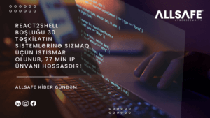 React2Shell Boşluğu 30 Təşkilatın Sistemlərinə Sızmaq Üçün İstismar Olunub, 77 Min IP Ünvanı Həssasdır!